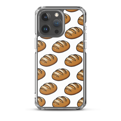 Floating Sourdough Loaves Pattern Clear Case for iPhone® iPhone 15 Pro Max Bags & Accessories > Phone Cases ZomaModa