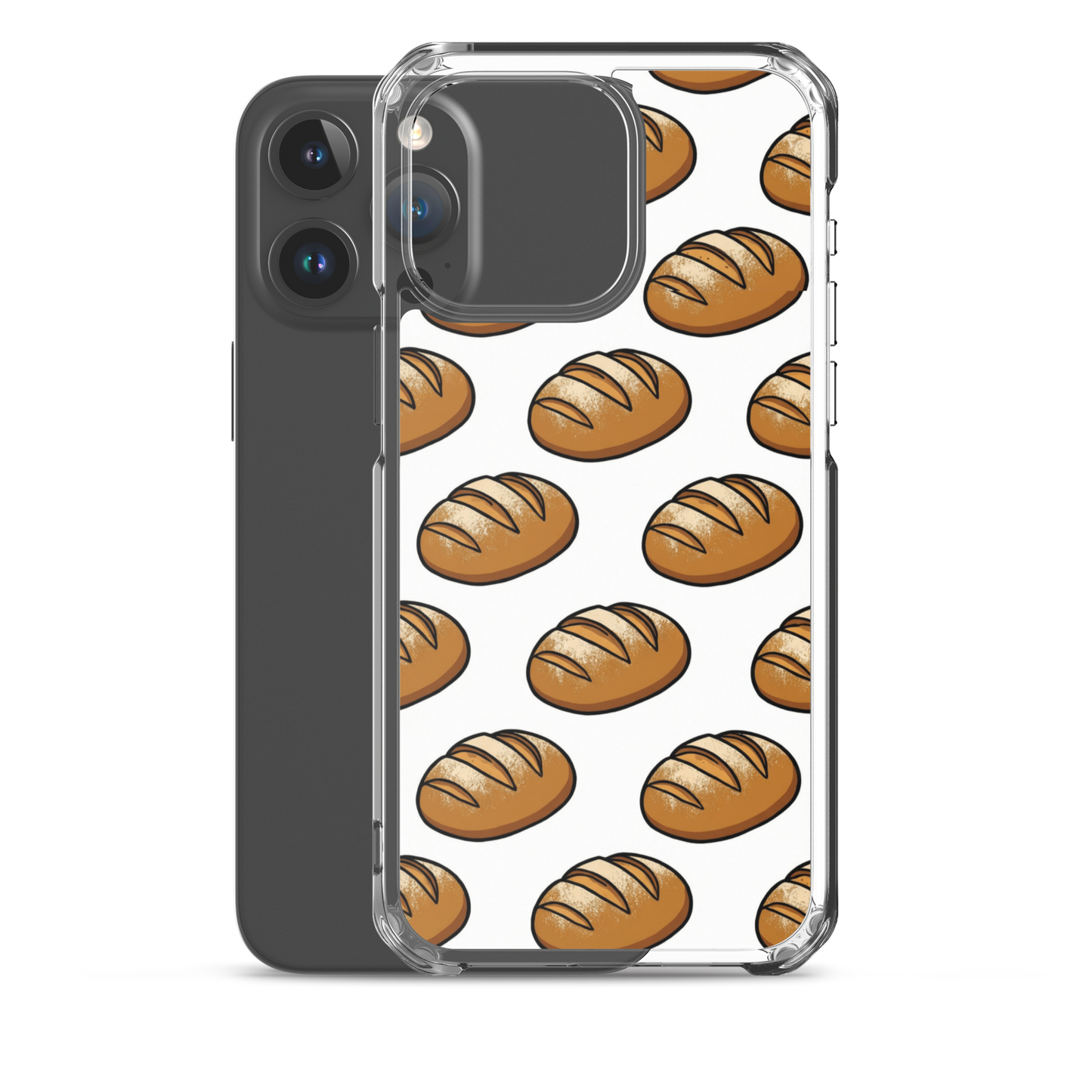 Floating Sourdough Loaves Pattern Clear Case for iPhone® Bags & Accessories > Phone Cases ZomaModa