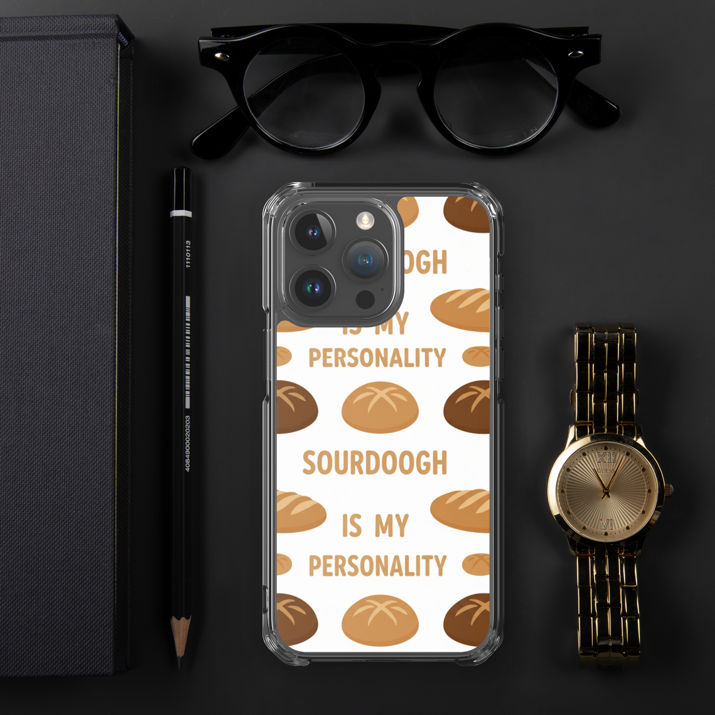 Sourdough Is My Personality Clear Case for iPhone® Bags & Accessories > Phone Cases ZomaModa