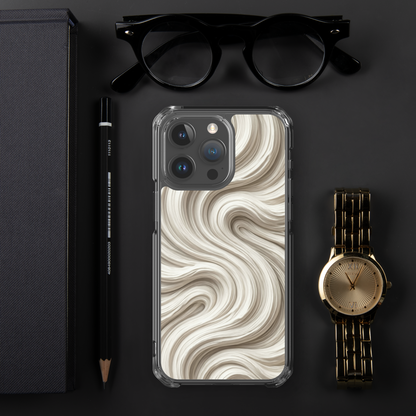 Minimal Flour Swirl Baking Clear Case for iPhone® Bags & Accessories > Phone Cases ZomaModa