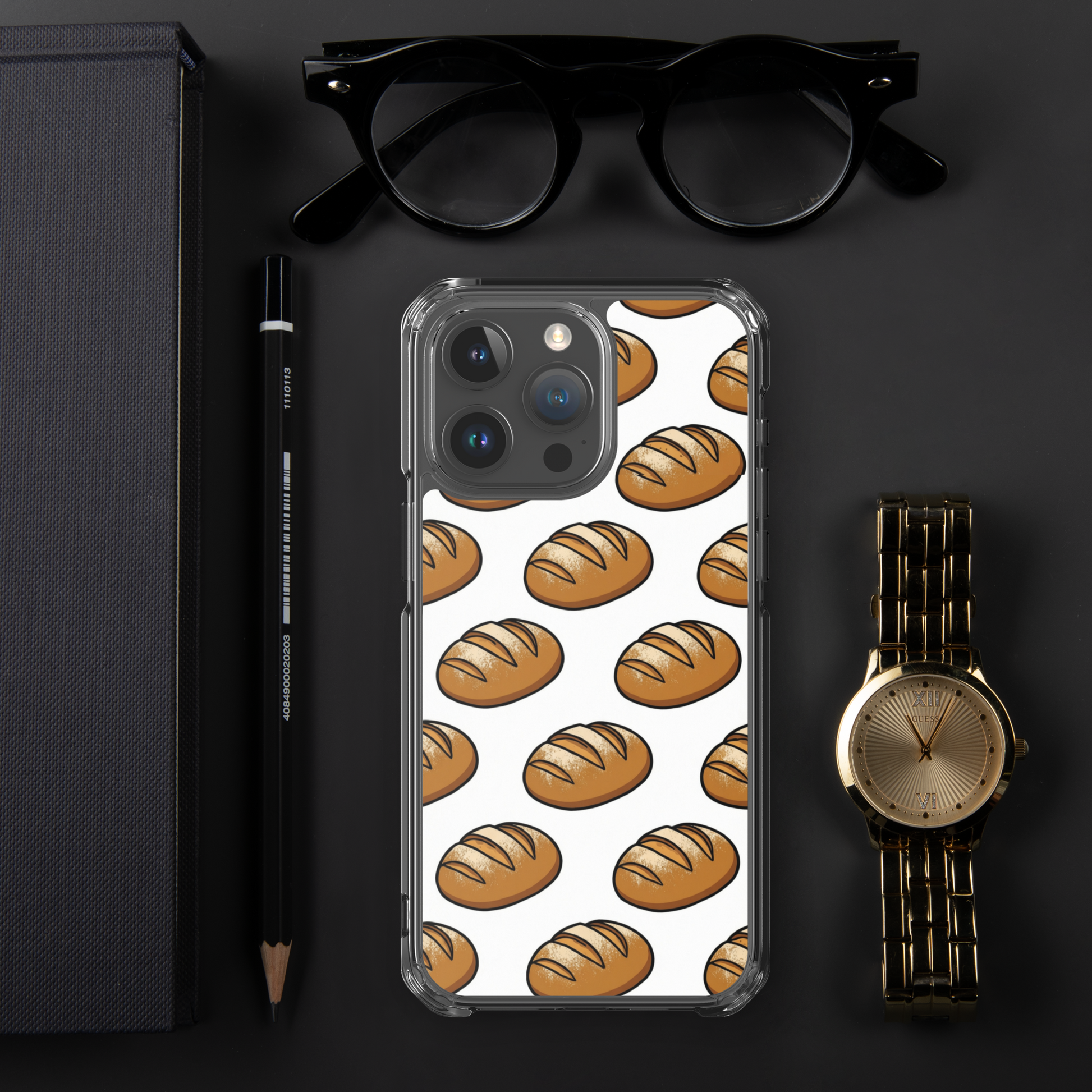 Floating Sourdough Loaves Pattern Clear Case for iPhone® Bags & Accessories > Phone Cases ZomaModa