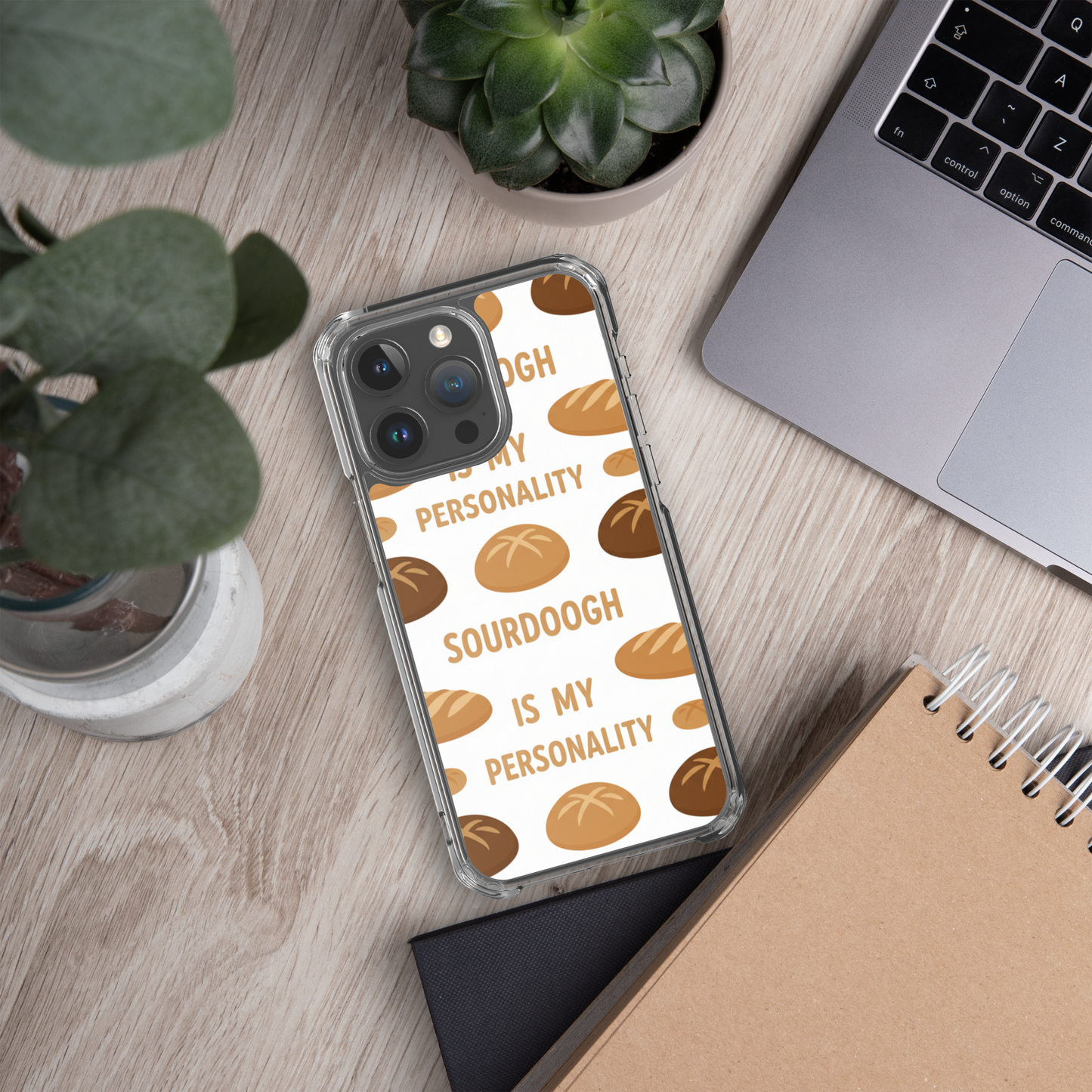 Sourdough Is My Personality Clear Case for iPhone® Bags & Accessories > Phone Cases ZomaModa