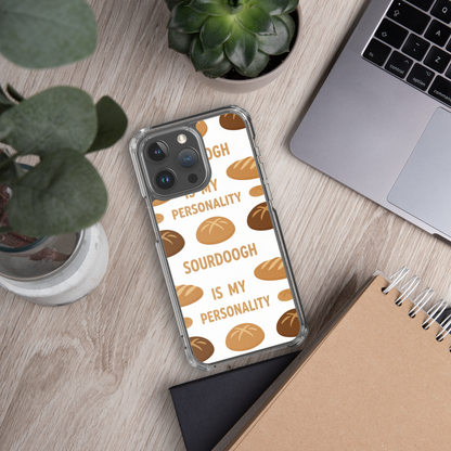 Sourdough Is My Personality Clear Case for iPhone® Bags & Accessories > Phone Cases ZomaModa