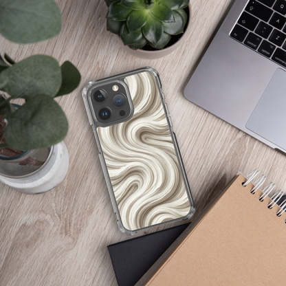 Minimal Flour Swirl Baking Clear Case for iPhone® Bags & Accessories > Phone Cases ZomaModa