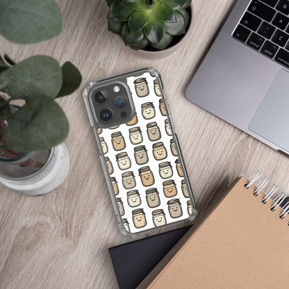 Cute Sourdough Starter Jars Clear Case for iPhone® Bags & Accessories > Phone Cases ZomaModa