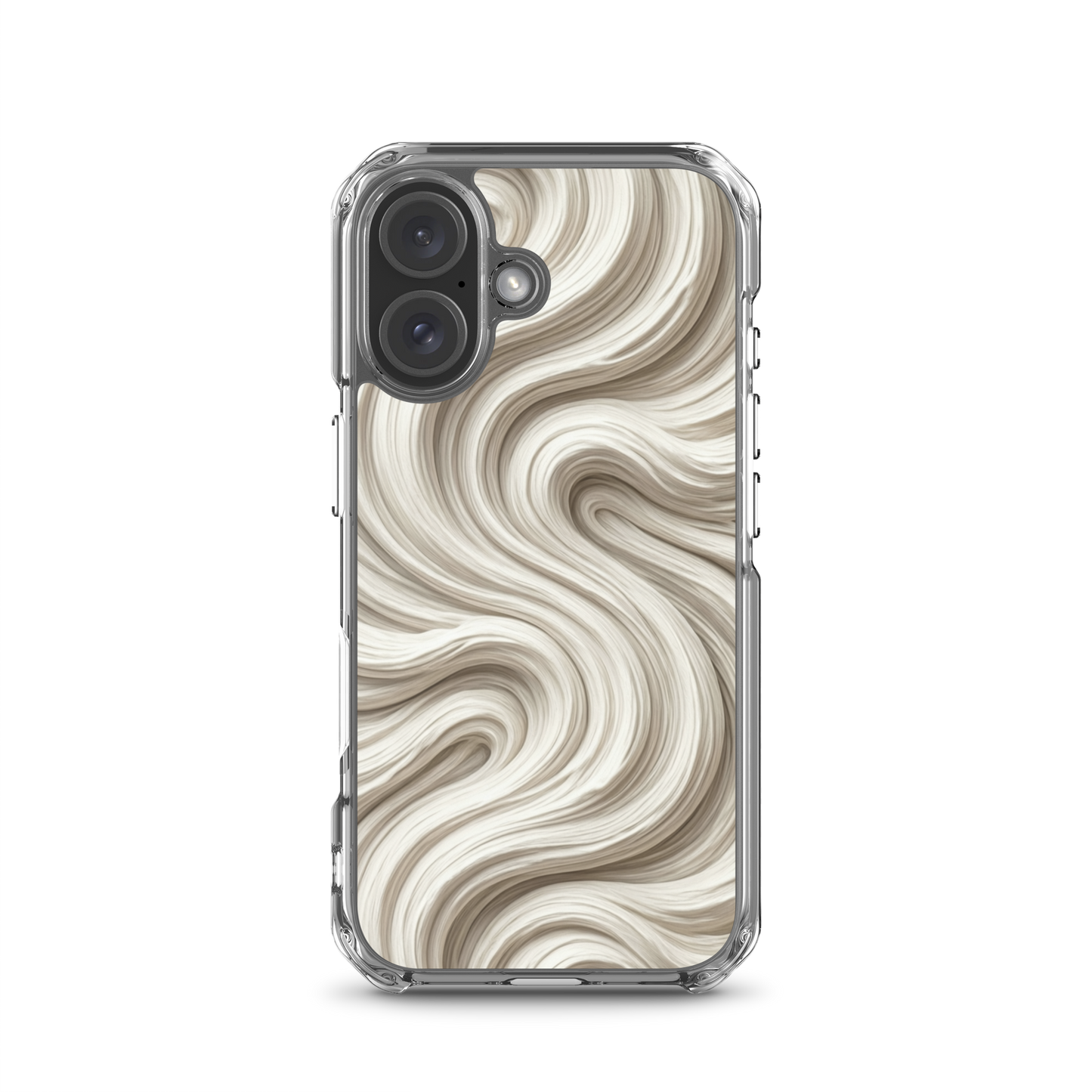 Minimal Flour Swirl Baking Clear Case for iPhone® iPhone 16 Bags & Accessories > Phone Cases ZomaModa