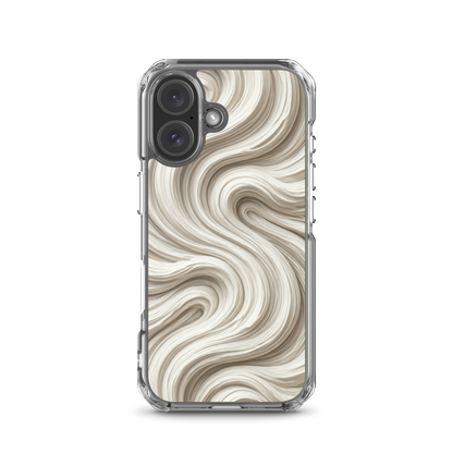 Minimal Flour Swirl Baking Clear Case for iPhone® iPhone 16 Bags & Accessories > Phone Cases ZomaModa