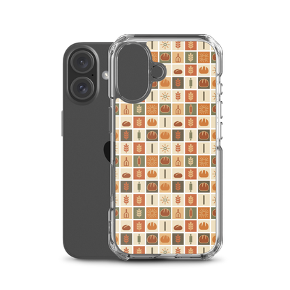 Retro Bread Stamp Clear Case for iPhone® Bags & Accessories > Phone Cases ZomaModa