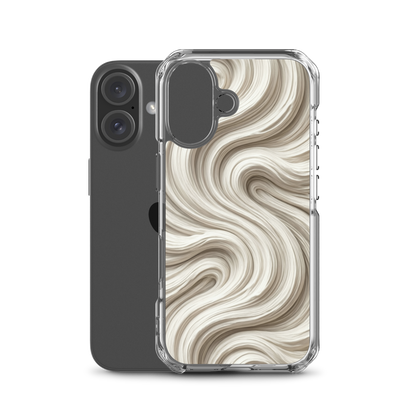 Minimal Flour Swirl Baking Clear Case for iPhone® Bags & Accessories > Phone Cases ZomaModa