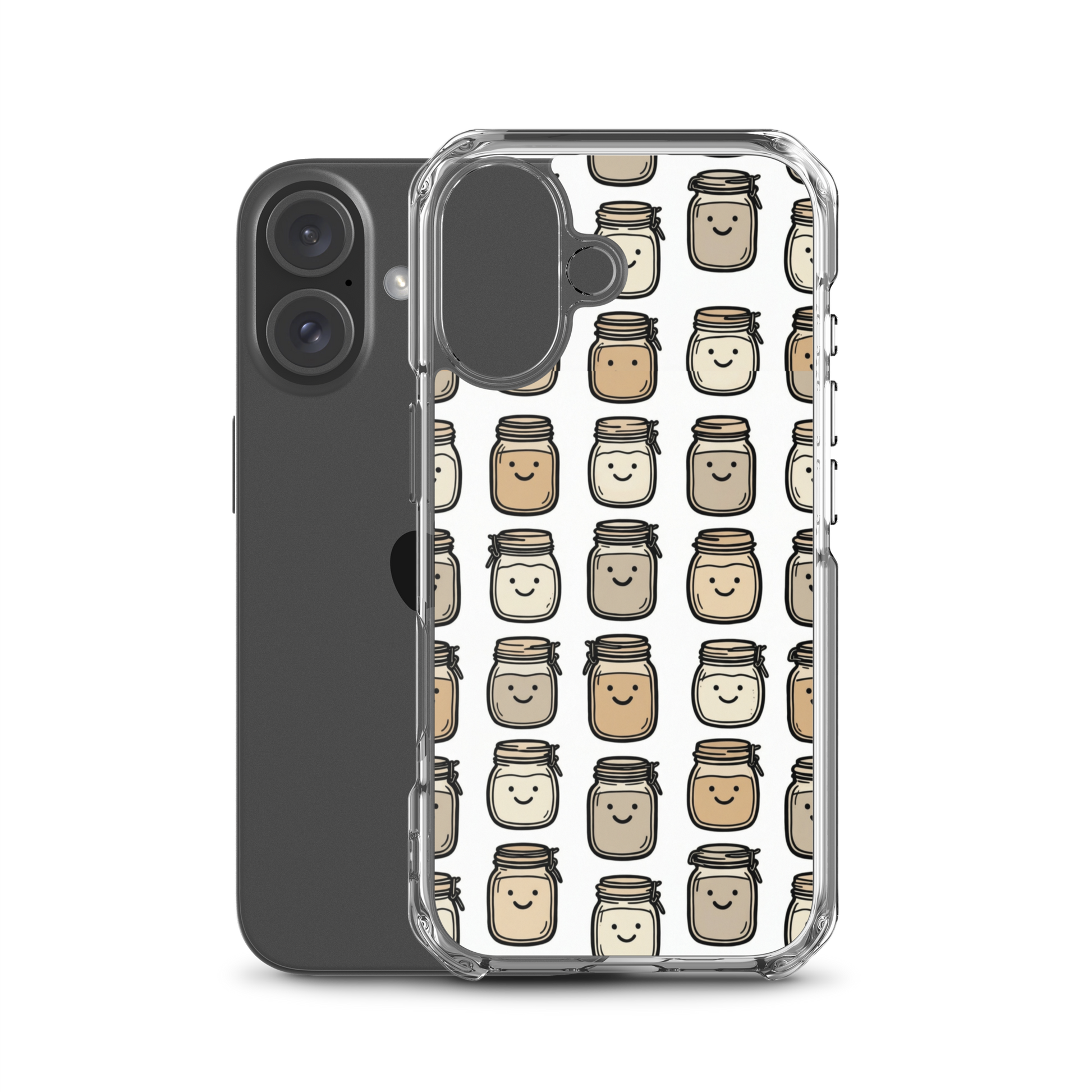 Cute Sourdough Starter Jars Clear Case for iPhone® Bags & Accessories > Phone Cases ZomaModa