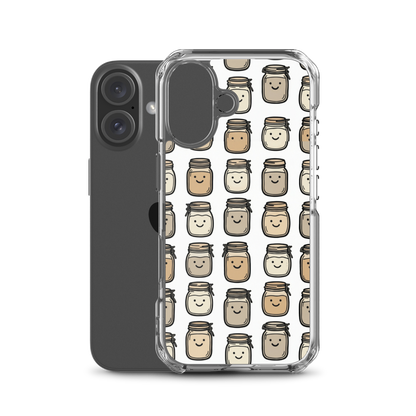 Cute Sourdough Starter Jars Clear Case for iPhone® Bags & Accessories > Phone Cases ZomaModa