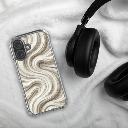 Minimal Flour Swirl Baking Clear Case for iPhone® Bags & Accessories > Phone Cases ZomaModa