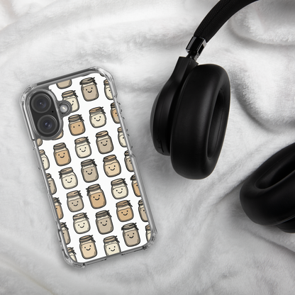 Cute Sourdough Starter Jars Clear Case for iPhone® Bags & Accessories > Phone Cases ZomaModa