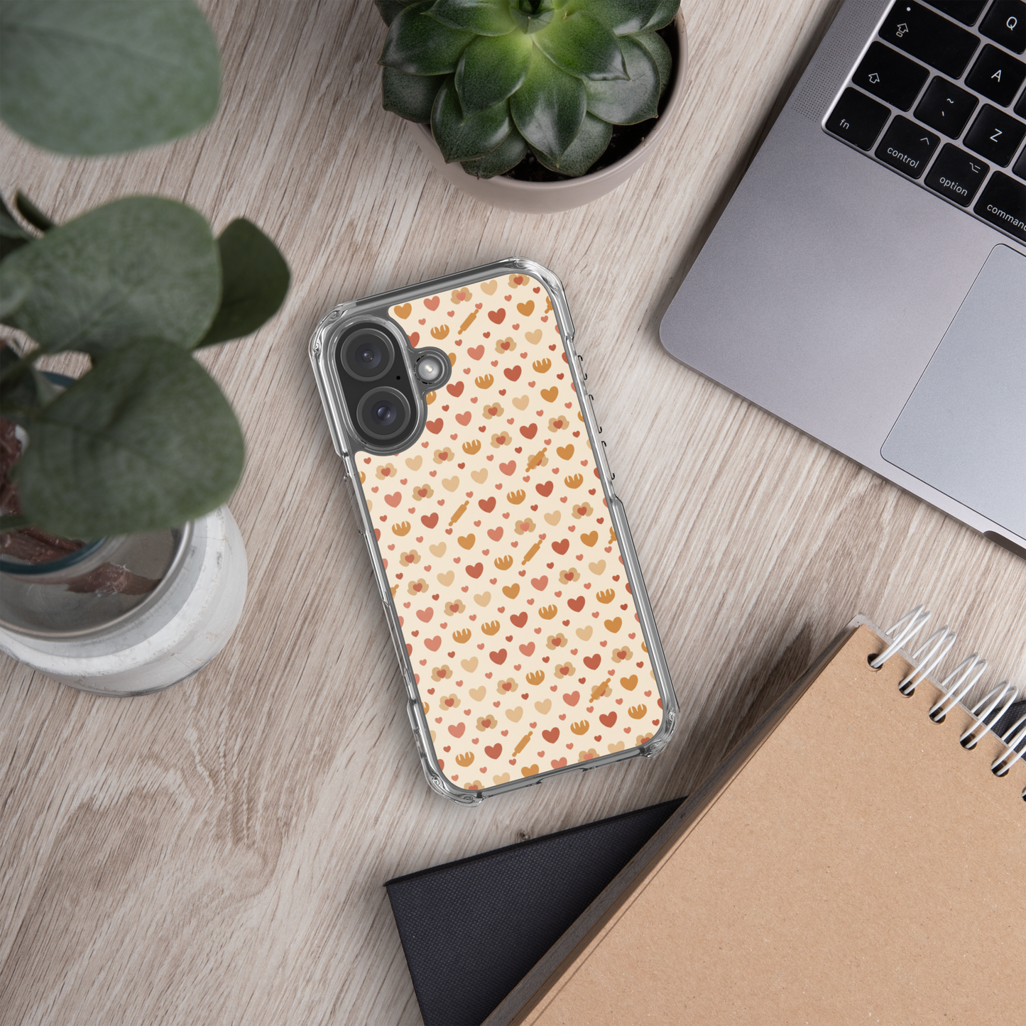 Tiny Hands Big Bakes Clear Case for iPhone® Bags & Accessories > Phone Cases ZomaModa