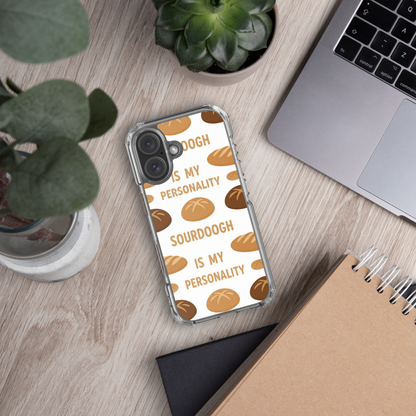 Sourdough Is My Personality Clear Case for iPhone® Bags & Accessories > Phone Cases ZomaModa