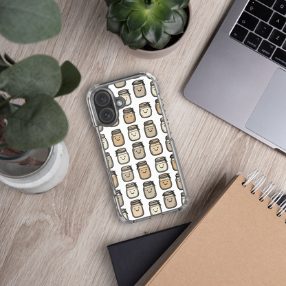 Cute Sourdough Starter Jars Clear Case for iPhone® Bags & Accessories > Phone Cases ZomaModa