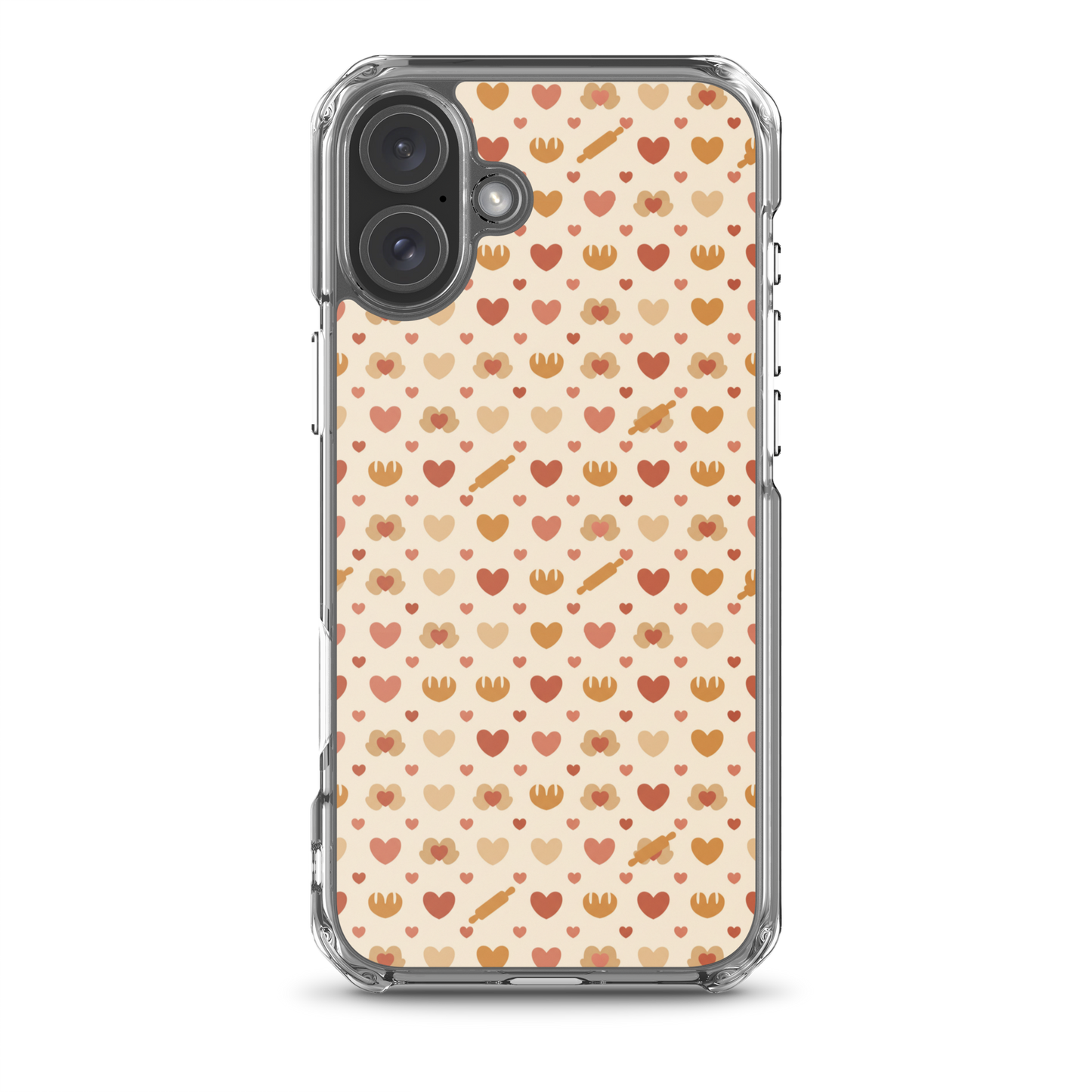 Tiny Hands Big Bakes Clear Case for iPhone® iPhone 16 Plus Bags & Accessories > Phone Cases ZomaModa
