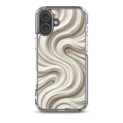 Minimal Flour Swirl Baking Clear Case for iPhone® iPhone 16 Plus Bags & Accessories > Phone Cases ZomaModa