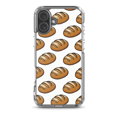 Floating Sourdough Loaves Pattern Clear Case for iPhone® iPhone 16 Plus Bags & Accessories > Phone Cases ZomaModa