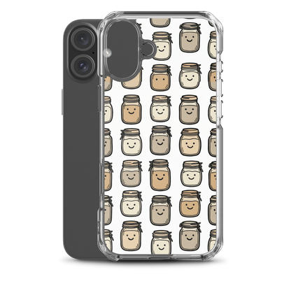 Cute Sourdough Starter Jars Clear Case for iPhone® Bags & Accessories > Phone Cases ZomaModa