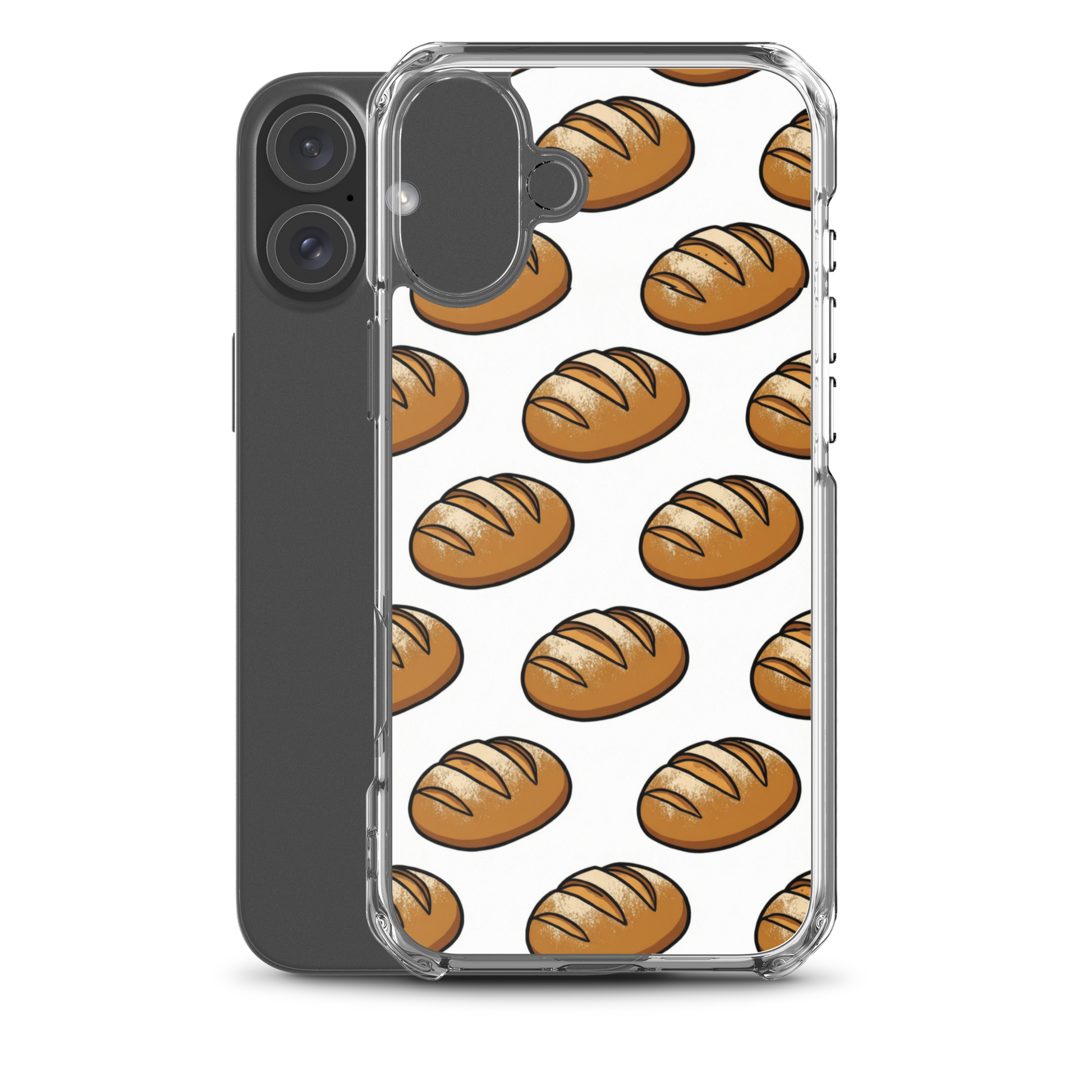 Floating Sourdough Loaves Pattern Clear Case for iPhone® Bags & Accessories > Phone Cases ZomaModa