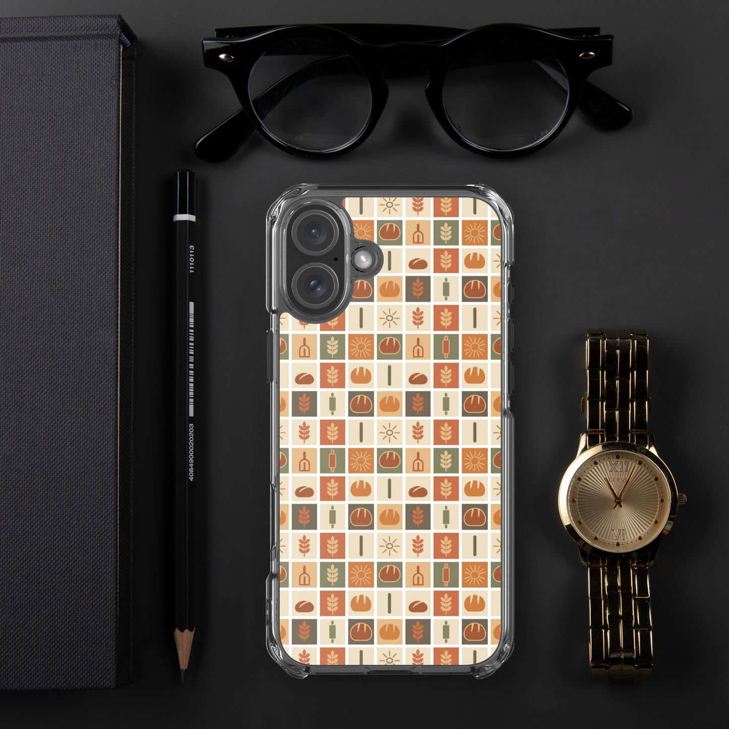 Retro Bread Stamp Clear Case for iPhone® Bags & Accessories > Phone Cases ZomaModa