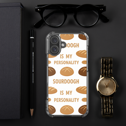 Sourdough Is My Personality Clear Case for iPhone® Bags & Accessories > Phone Cases ZomaModa