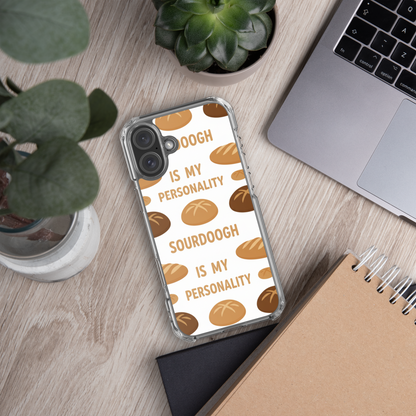 Sourdough Is My Personality Clear Case for iPhone® Bags & Accessories > Phone Cases ZomaModa