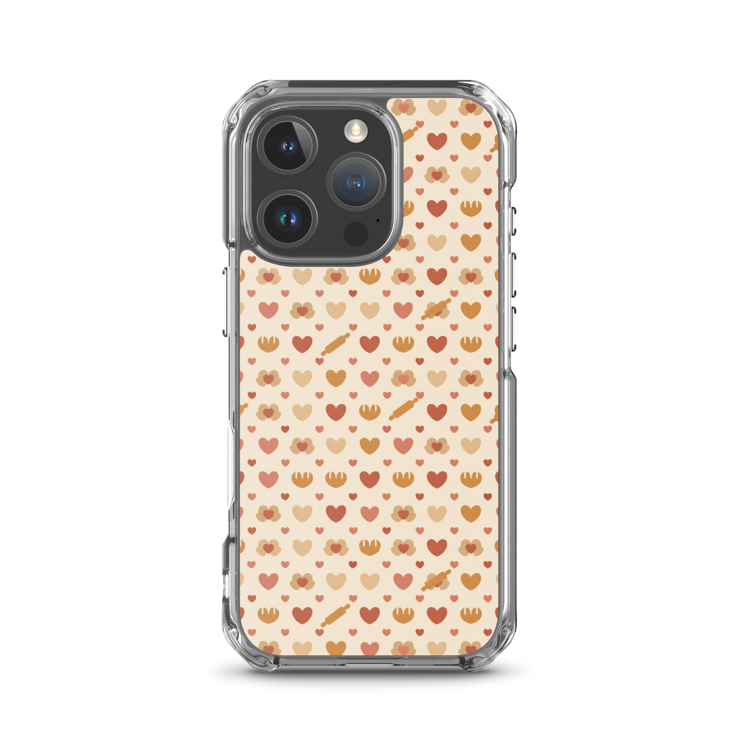 Tiny Hands Big Bakes Clear Case for iPhone® iPhone 16 Pro Bags & Accessories > Phone Cases ZomaModa