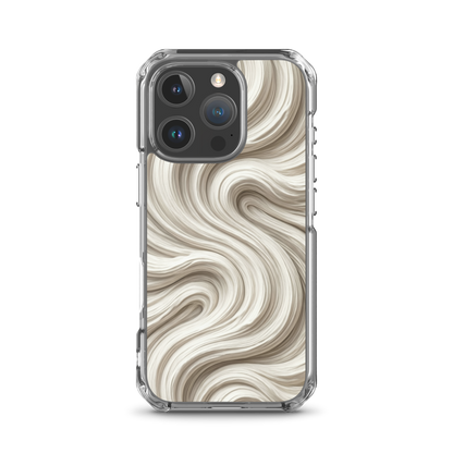 Minimal Flour Swirl Baking Clear Case for iPhone® iPhone 16 Pro Bags & Accessories > Phone Cases ZomaModa