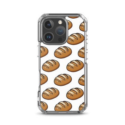 Floating Sourdough Loaves Pattern Clear Case for iPhone® iPhone 16 Pro Bags & Accessories > Phone Cases ZomaModa