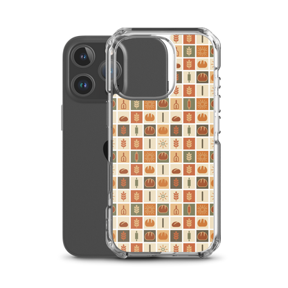 Retro Bread Stamp Clear Case for iPhone® Bags & Accessories > Phone Cases ZomaModa