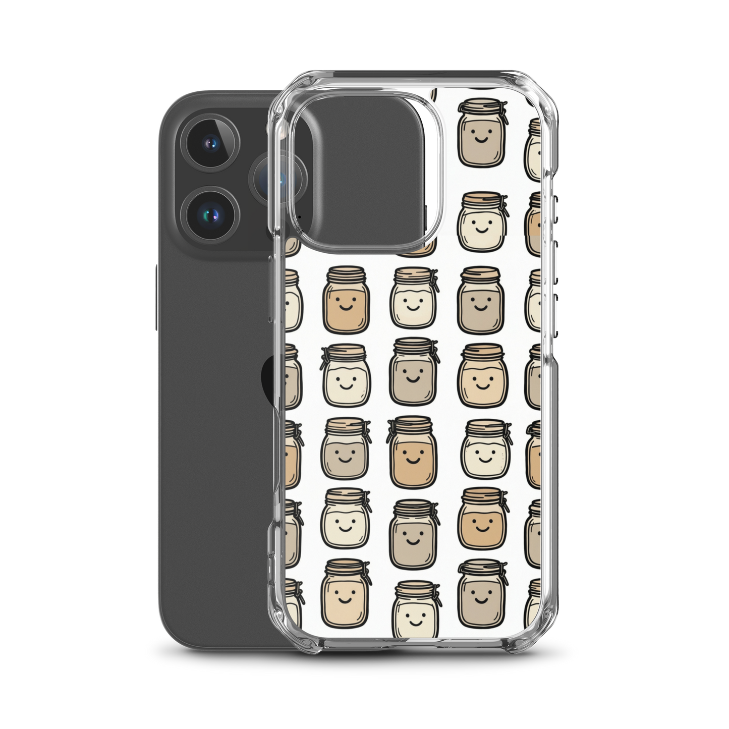 Cute Sourdough Starter Jars Clear Case for iPhone® Bags & Accessories > Phone Cases ZomaModa