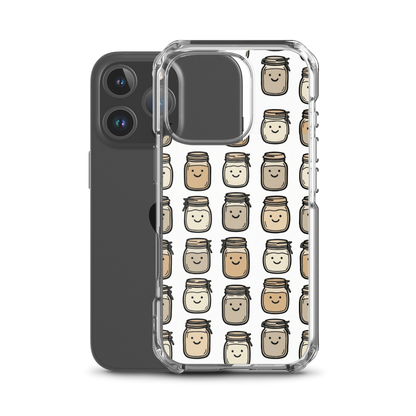 Cute Sourdough Starter Jars Clear Case for iPhone® Bags & Accessories > Phone Cases ZomaModa