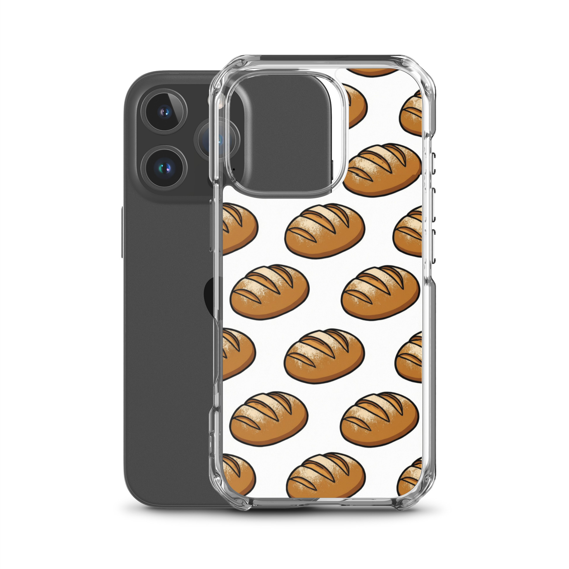 Floating Sourdough Loaves Pattern Clear Case for iPhone® Bags & Accessories > Phone Cases ZomaModa