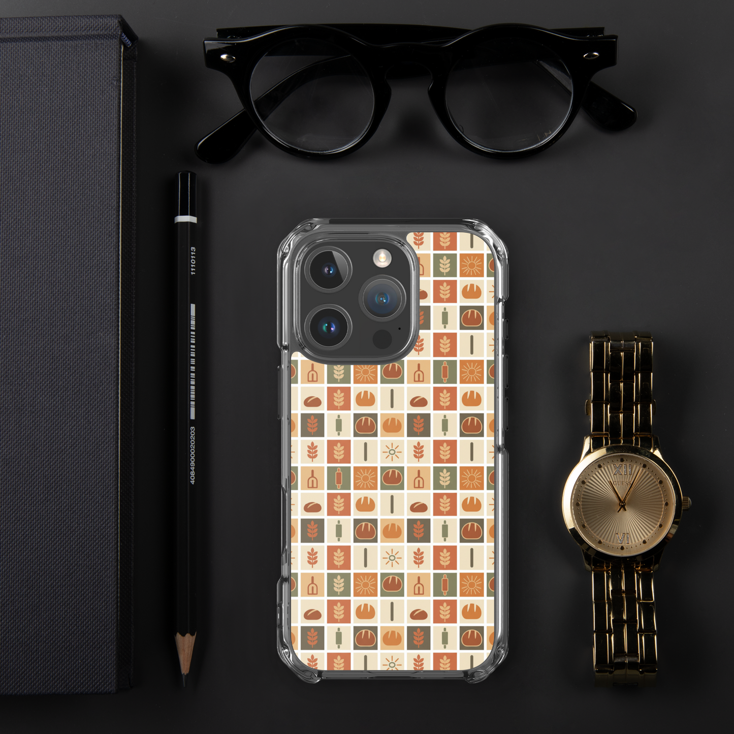 Retro Bread Stamp Clear Case for iPhone® Bags & Accessories > Phone Cases ZomaModa
