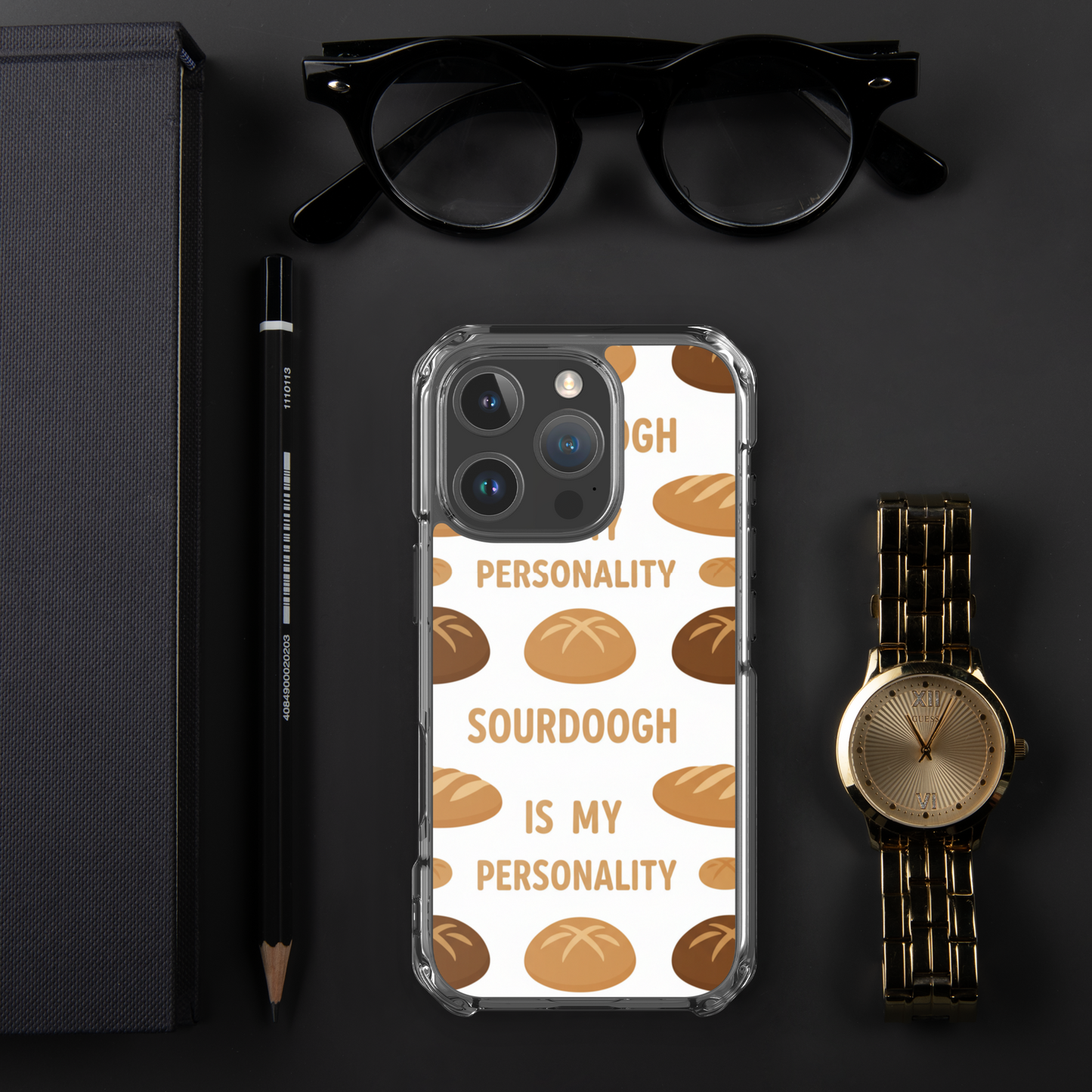 Sourdough Is My Personality Clear Case for iPhone® Bags & Accessories > Phone Cases ZomaModa
