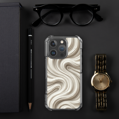 Minimal Flour Swirl Baking Clear Case for iPhone® Bags & Accessories > Phone Cases ZomaModa