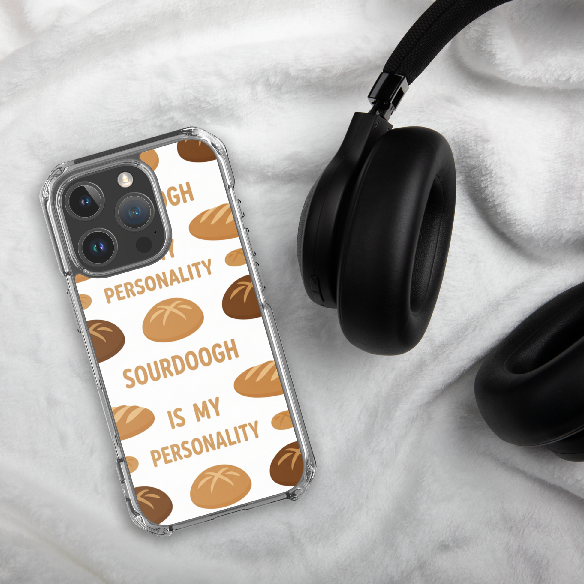 Sourdough Is My Personality Clear Case for iPhone® Bags & Accessories > Phone Cases ZomaModa