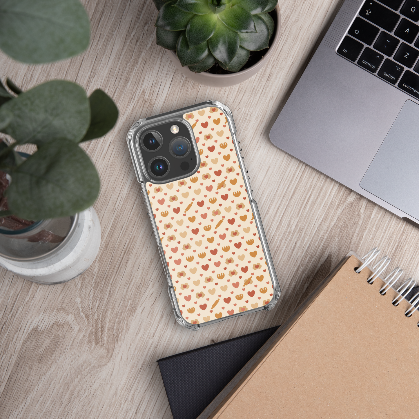 Tiny Hands Big Bakes Clear Case for iPhone® Bags & Accessories > Phone Cases ZomaModa