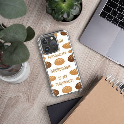 Sourdough Is My Personality Clear Case for iPhone® Bags & Accessories > Phone Cases ZomaModa