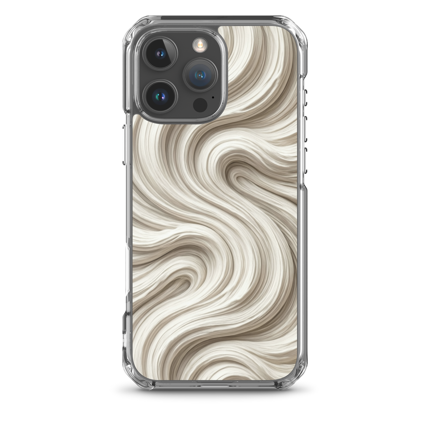 Minimal Flour Swirl Baking Clear Case for iPhone® iPhone 16 Pro Max Bags & Accessories > Phone Cases ZomaModa