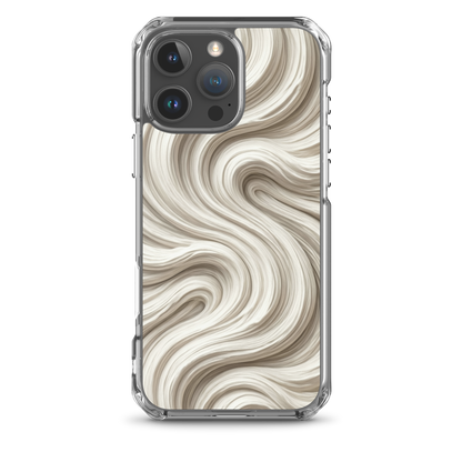 Minimal Flour Swirl Baking Clear Case for iPhone® iPhone 16 Pro Max Bags & Accessories > Phone Cases ZomaModa