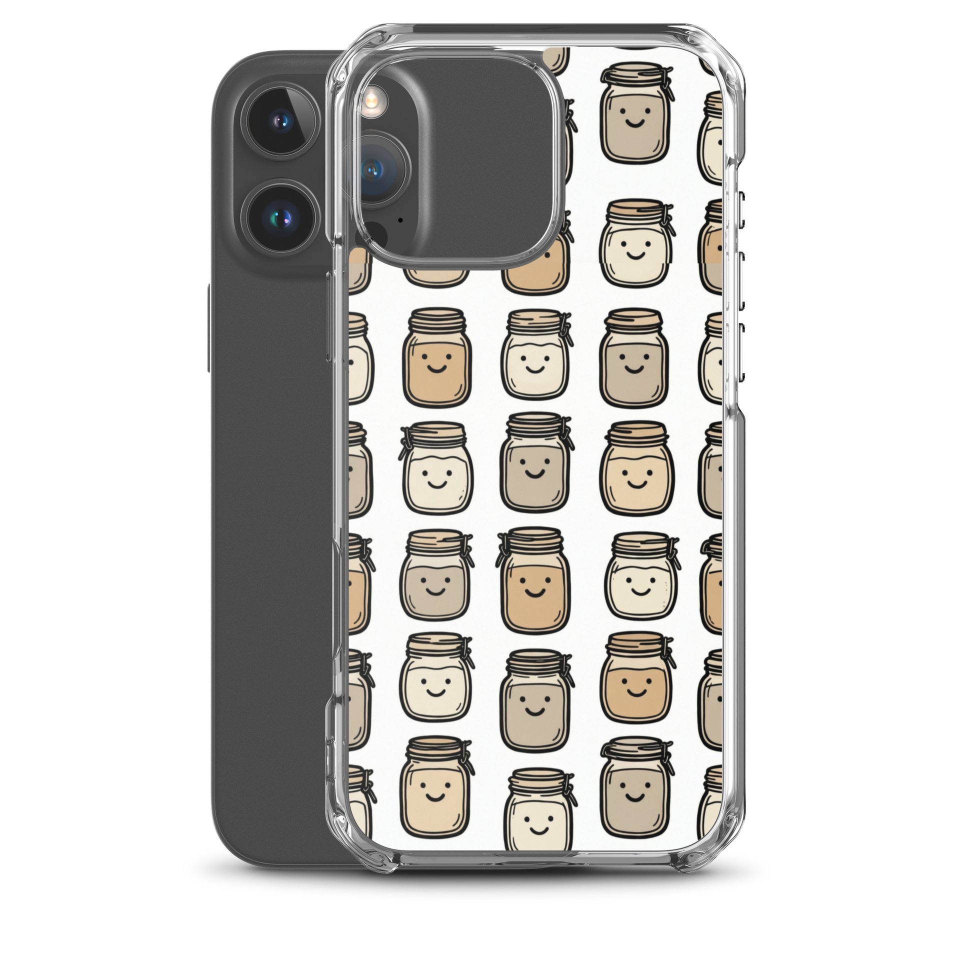 Cute Sourdough Starter Jars Clear Case for iPhone® Bags & Accessories > Phone Cases ZomaModa