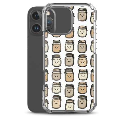Cute Sourdough Starter Jars Clear Case for iPhone® Bags & Accessories > Phone Cases ZomaModa