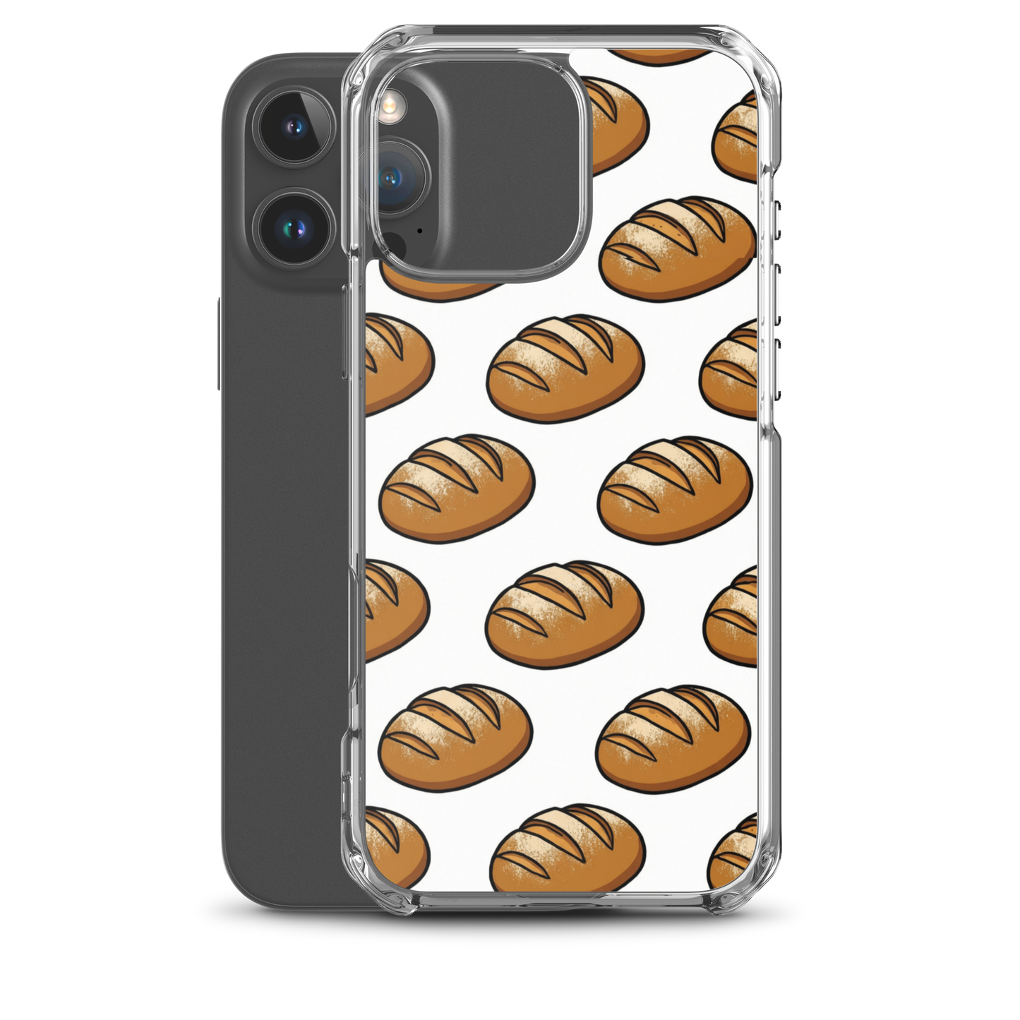 Floating Sourdough Loaves Pattern Clear Case for iPhone® Bags & Accessories > Phone Cases ZomaModa