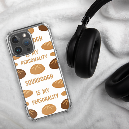 Sourdough Is My Personality Clear Case for iPhone® Bags & Accessories > Phone Cases ZomaModa