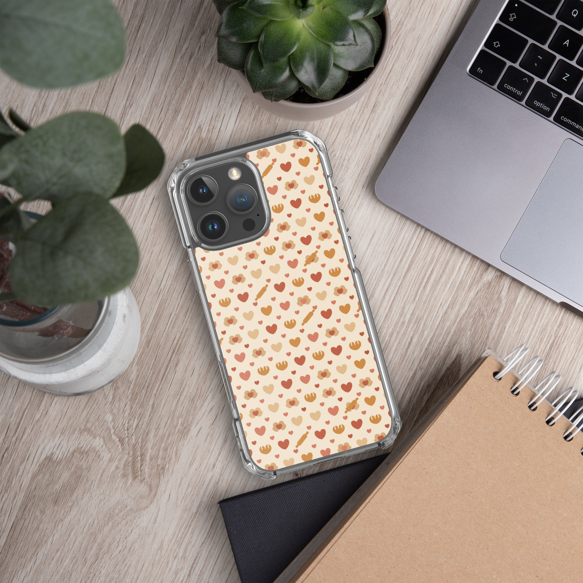 Tiny Hands Big Bakes Clear Case for iPhone® Bags & Accessories > Phone Cases ZomaModa