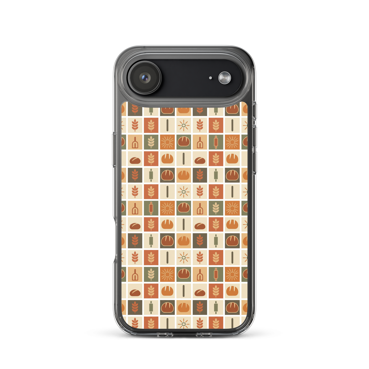 Retro Bread Stamp Clear Case for iPhone® iPhone 17 Air Bags & Accessories > Phone Cases ZomaModa