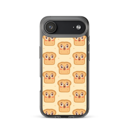 Funny Bread Faces Clear Case for iPhone® iPhone 17 Air Bags & Accessories > Phone Cases ZomaModa